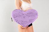 Heart Wedge with Faux Fur-French Quarter Lingerie